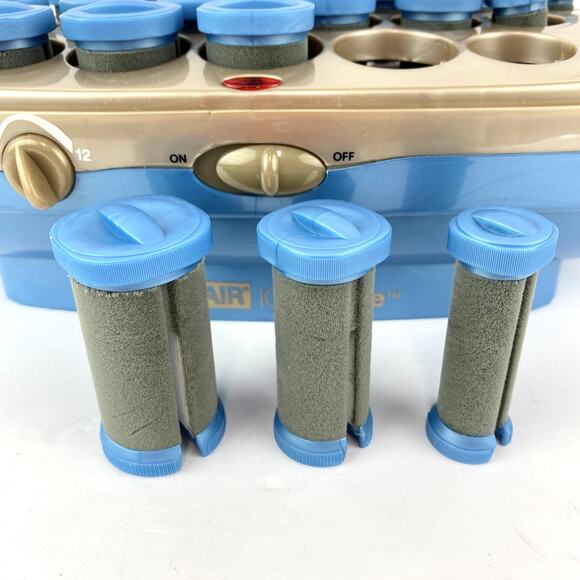 CONAIR Ion Shine CHV26IVR Hot Rollers Hair Curlers 3 Sizes No Clips - Picture 5 of 6